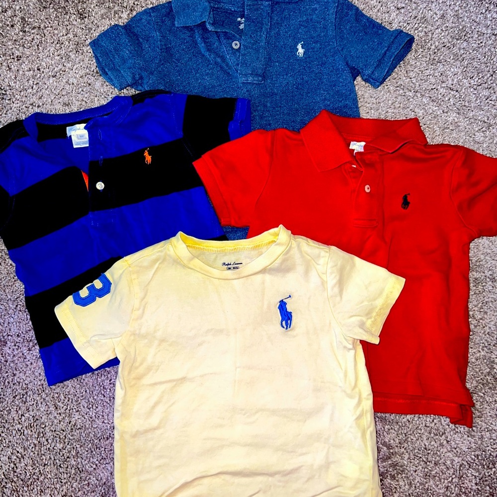 Gently used 18M Polo shirts bundle